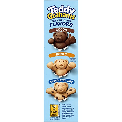 TEDDY GRAHAMS Cinnamon Graham Snacks, Bulk Kids Snacks, 6 - 10 oz Boxes