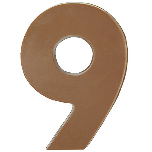 Philadelphia Candies Solid Milk Chocolate Number 9, 1.75 Ounce Novelty Gift