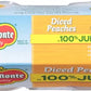 Del Monte Diced Peaches in 100% Juice, 4oz (4 Cups) Fruit Cup Snacks