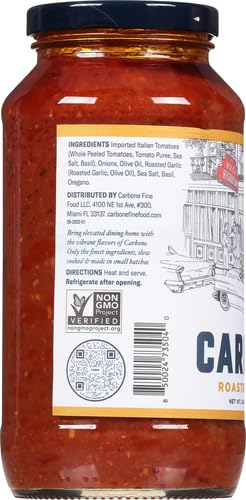CARBONE Roasted Garlic Pasta Sauce, 24 OZ