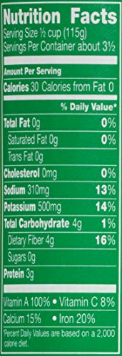 Del Monte Canned Fresh Cut Chopped Spinach  13.5 Ounce (Pack of 12)