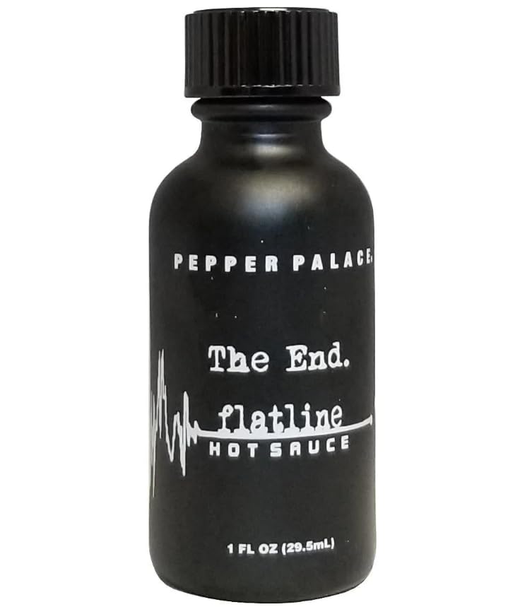 Pepper Palace The End: Flatline - Extreme Hot Sauce for Chiliheads (Hot Sauce)