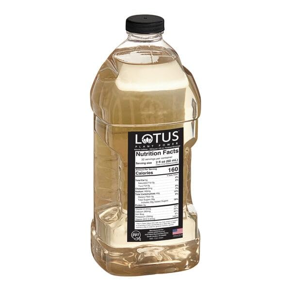 Lotus Plant Power White Lotus Plant Energy Drink Concentrate, Natural Caffeine, Pure Cane Sugar, 64 fl oz