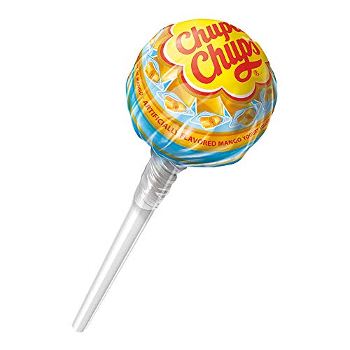 Chupa Chups Lollipops, 40 Candy Suckers For Kids, Cremosa Yogurt, 2 Assorted Creamy Flavors, For Gifting, Parties, Office, 40 Count