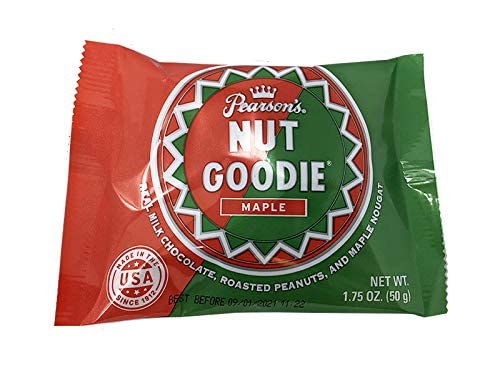 Pearson'S Nut Goodie Cluster Bar  Roasted Peanuts, Real Milk Chocolate, And Maple Nougat  Pack Of 24  Individually Wrapped