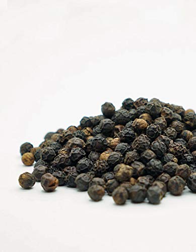 Tellicherry Black Peppercorns, Certified Organic (8 oz)