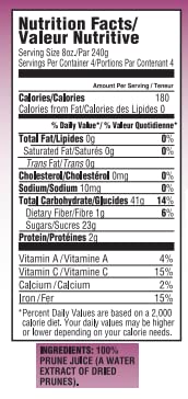 Gefen All Natural Prune Juice, 32oz (2 Pack), Not from Concentrate, Kosher for Passover