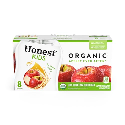 Honest Kids, Organic Juice Drink, Appley Ever After, 6.75 Fl Oz, 8 Pack