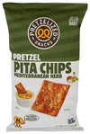 Mediterranean Herb Pretzel Pita Chips