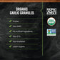 Frontier Herb Organic Garlic Granules, 2.7 oz (Pack of 5)