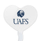 GRAPHICS & MORE Cupcake Toppers Set of 6 - University of Arkansas Fort Smith, Acrylic, Heart Love Design, One Size