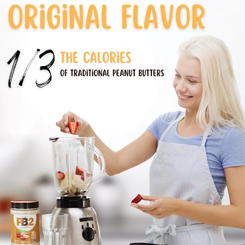 PB2 Original Powdered Peanut Butter - 6g of Protein, 90% Less Fat, Certified Gluten Free, Only 60 Calories per Serving, Perfect