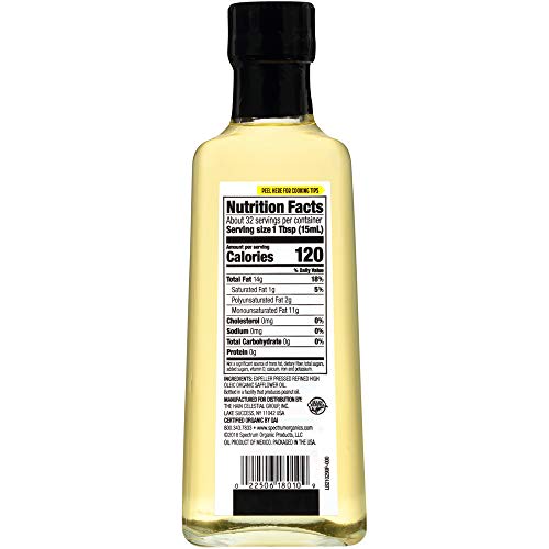 Spectrum Organic Safflower Oil, 16 Fl Oz