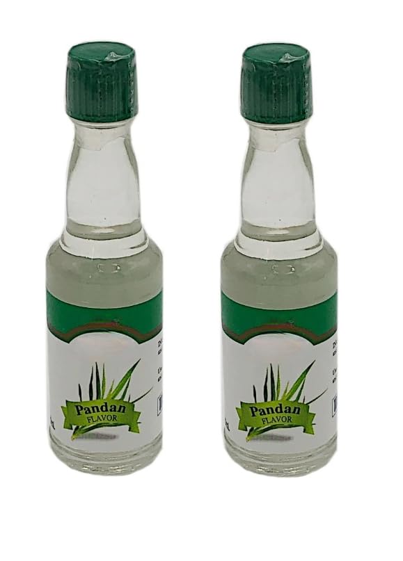 Natural Pandan Extract Liquid Concentrate for Baking and Beverages | Multipurpose Pandan Flavor for Baking and Ice Cream | Perfe