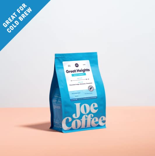 Joe Coffee Company - Great Heights Whole Bean Specialty Coffee, 12 Oz Bag | Nyc Roaster, Rainforest Alliance Certified, Kosher,