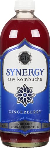 Synergy The Real Kombucha, Gingerberry - 48oz