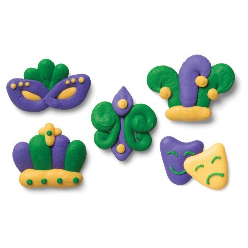 Philadelphia Candies Milk Chocolate Covered OREO Cookies Gift Box, Mardi Gras Assortment, 8 Ounce