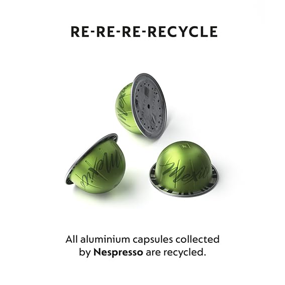 Nespresso compact pieces Vertuo Orafio Medium Roast Espresso Pods 50-Count, Brews 1.35 oz.