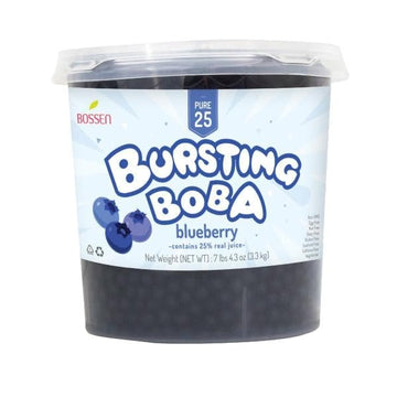 Bossen Bursting Boba Pure25 Collection (7.26 Pound (Pack of 1), Blueberry)