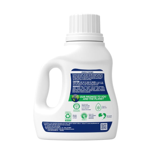 Arm & Hammer Liquid Laundry Detergent, Sensitive Skin, 33 Loads, 33 Fl Oz