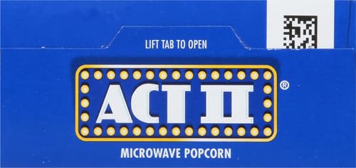 ACT II Butter Lovers Microwave Popcorn, 3-Count 2.75-oz. Bags (Pack of 2)