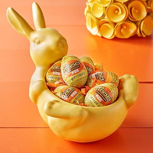 Reeceseggs Peanut Butter Creme Eggs 4 Individually Wrapped Chocolate Eggs Easter Candy For Parties, Mother 'S Day, Snacks & Trea