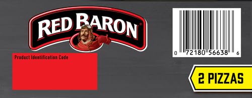 Red Baron Deep Dish Singles 4 Cheese Pizza, 11.2 oz (frozen), 2 count (Pack of 1)