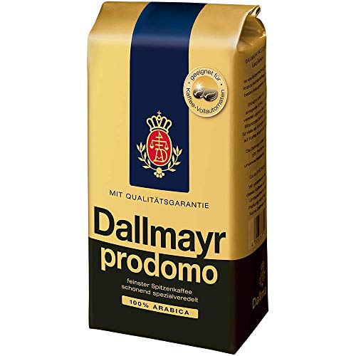 Dallmayr Prodomo Coffee Beans, Whole Beans, 500g, Model 308808, 1 Count