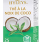 12 Pack of Hyleys Natural Wellness Coconut With Green Tea - 25 Tea Bags (100% Natural Gmo Free, Gluten Free, Dairy Free, Sugar F