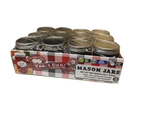 TWO LUMPS OF SUGAR 8oz Quilted Jam Jars