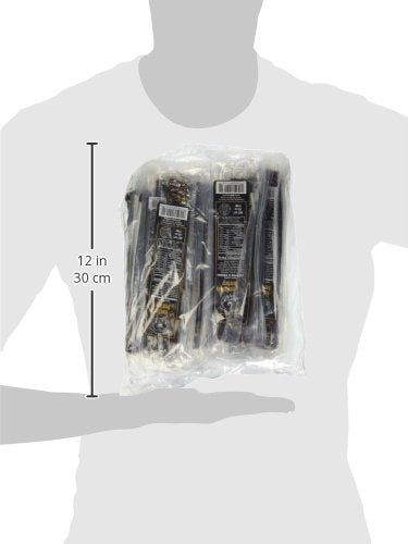 Buffalo Bills Venison Jerky Strips, 25 Individually Wrapped 7" Strips, 1 Count Pack