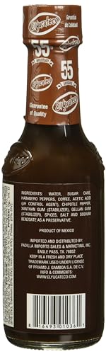 El Yucateco Coffee Habanero Hot Sauce, 4 oz (Pack of 6) - Authentic Mexican Hot Sauce with Roasted Coffee Flavor, Gourmet Gift f