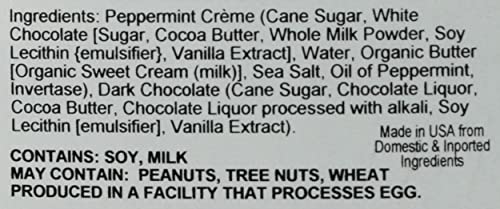 NASSAU CANDY Dark Chocolate Peppermint Cremes, 16 OZ