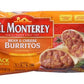 El Monterey Bean and Cheese Burritos, 8 Pack