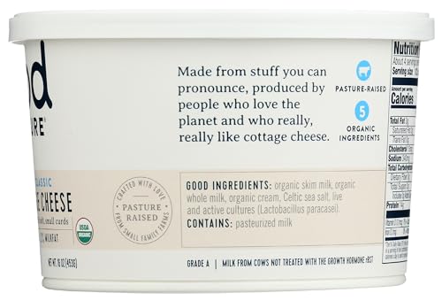 Good Culture Cottage Cheese Organic 2% Low-Fat Classic, 16 Ounce