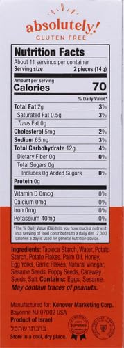 Absolutely Gluten Free Everything Flatbread, 5.29 Ounce