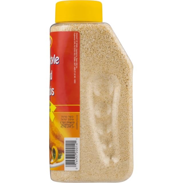Osem Golden Crisp Bread Crumbs, 15 Oz, 3 Pk