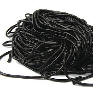 Black Licorice Laces  2 Pound Bag Licorice Laces