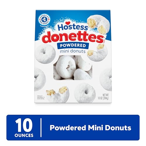 Hostess Donettes Powdered Bagged, 10 Ounce