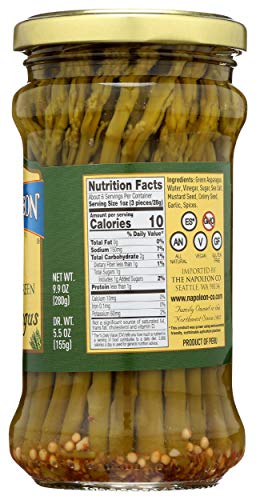 Napoleon Asparagus, Pickled, 9.9-Ounce Jars (Pack of 6)