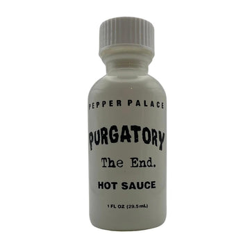 Pepper Palace Hot Sauce - The End: Purgatory, 6.2cm x 6.2cm x 20.1cm, Red