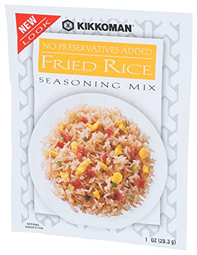 Kikkoman Fried Rice Seasoning Mix, 1-Ounce Pack (Pack of 24)