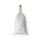 Brabantia Perfectfit Trash Bags (Size L/10.6-12 Gal) Thick Plastic Trash Can Liners With Drawstring Handles (40 Bags)