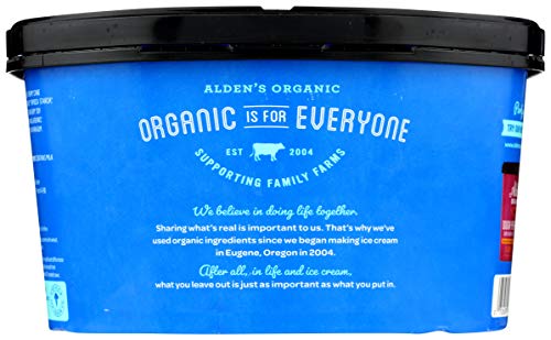 Aldens, Organic Vanilla Bean Ice Cream, 48 oz (Frozen)