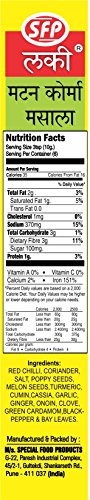 Lucky Mutton Korma Masala 60g. [Pack of 2]