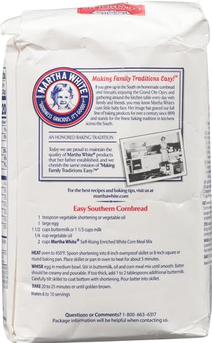 Martha White Self Rising Corn Meal Mix, 32 Ounce
