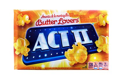 ACT II POPCORN BUTTER LOVERS 2.75 oz Each ( 18 in a Pack )