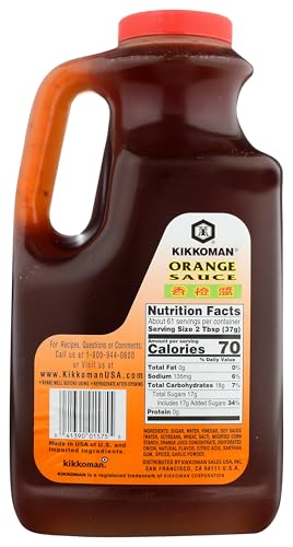 Kikkoman Preservative-Free Orange Sauce - 5lb. 5 Oz., 5.36 Lb