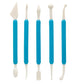Ateco 4212 5-Piece Sculpting Tool Set – 10 Versatile Shapes for Precise Detailing
