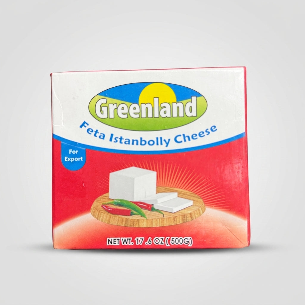 Greenland Feta Istanbolly Cheese 17.6 oz - Traditional White Cheese